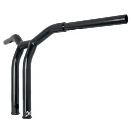 Burly Brand Gloss Black Dominator Bars Raked 12 Rise Internal Wiring B12-6052B One Day Deal