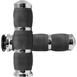 Affordable Avon IN-TO-AIR-90-CH Velvet Air Cushion Chrome 3 Ring Hand Grips Indian 18-20