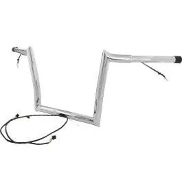 Paul Yaffe OEMPW-15L-10 C Chrome 10" OE Monkey Bar Pre Wired Harley FLTR 15-Up Today Only