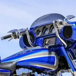 Paul Yaffe MBBPW-12 C Chrome 12" Monkey Bar Pre Wired Harley FLH Touring 14-Up Get Yours