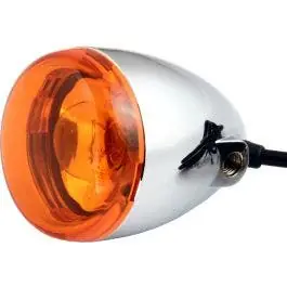 Big Sale Chris Products 8500A Chrome Amber Bullet Style Turn Signal Assembly