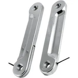 Alloy Art Chrome L.E.D. Low Profile Front Turn Signals Harley FLH/X 97-17 Special Offer