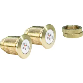 Factory Price Bagger Nation Bag Thunder Bolts Brass Taillight Kit 4 Harley 18-23 Softails