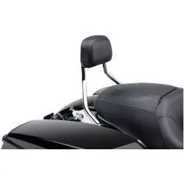 Cobra USA Chrome Short Detachable Passenger Backrest Harley Touring 97-08 Fresh Stock