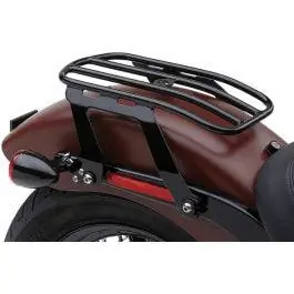 Cobra 602-2510B Black Detachable Solo Luggage Rack Harley M8 Softail 18-Up Big Sale