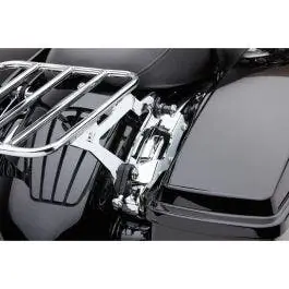Flash Sale Cobra Chrome Quick Detachable 4 Point Docking Hardware Kit 09-13 Harley FLH/T