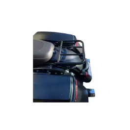 Fast Shipping Motherwell Gloss Black 2-Up Detachable Luggage Rack for Harley Touring 09-22