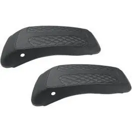 Mustang 77641 Black Dave Perewitz Signature Saddlebag Lid Covers 14-19 Tri Glide While Supplies Last