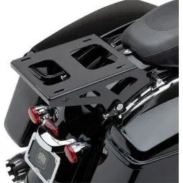 Cobra 602-2702B Black Two Up Detachable Tour Pack Mount Kit Harley FLH/T 14-20 Express Delivery