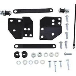 Must Have Cobra USA Detachable Tour Pack Rack Front Mounting Kit Two-Up Harley FLH/T 97-08