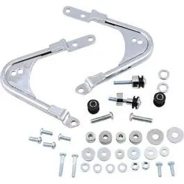 Grab Now Cobra USA Detachable Tour Pack Rack Rear Mounting Kit Two-Up Harley FLH/T 97-08