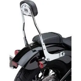 Cobra USA 602-2006 Round Chrome 14" Detachable Backrest Kit 18-22 Harley Softail Top Rated