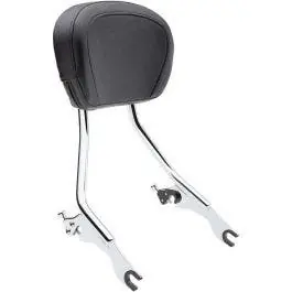 Hot Deal Cobra USA 602-2000 Chrome Detachable Backrest 4 Point Docking Harley 09-19 FLH