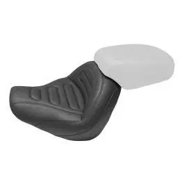 Same Day Shipping Mustang 75887 Black Trapezoid Stitch Solo Seat 18-23 Harley Softail Fat Bob FXFB