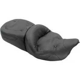 Mustang Seats 79539 Super Touring Black Regal Style Seat Harley FLH/FLT 08-23 Money Back Guarantee