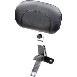 Special Offer Mustang 79611 Smooth Black Studs Driver Backrest for Harley Touring 09-23 FLH/T