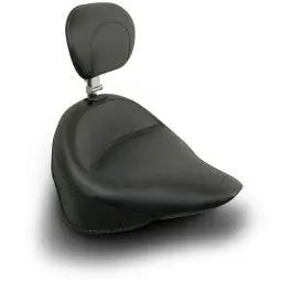 Mustang 79121 Seat Wide Black Vintage Solo Seat w/ Backrest Harley 00-05 FXST 00-07 Place Order