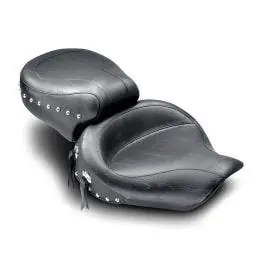 Special Discount Mustang 75530 Studded Wide Style 2 up Seat for Harley Dyna FXD Models 96-03
