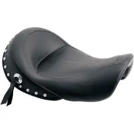 Mustang 76106 Chrome Studded Driver Solo Seat for Harley Dyna Models 06-17 Hot Deal