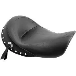 Mustang 75471 Chrome Studded Driver Solo Seat for Harley Dyna Models 96-03 Big Sale
