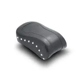 Next Day Delivery Mustang 76175 Chrome Studded Rear Pillion Seat Only Harley 08-17 FLSTC/N 00-07 FLSTS