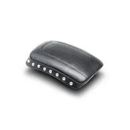 Flash Sale Mustang 76176 Chrome Studded Thin Rear Pillion Seat Harley 08-17 FLSTC/N 00-07 FLSTS