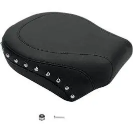 Limited Time Mustang 75509 Wide Studded Rear Seat Only for Wide Solo Harley Softail 84-99