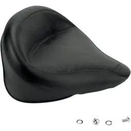 Get Yours Mustang 75757 Seat Wide Black Vintage Solo Seat Harley Softail 89-99 FLSTS
