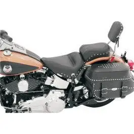 Trending Mustang 76174 Chrome Studded Solo Seat Only Harley 08-17 FLSTC/FLSTN 00-07 FLSTS