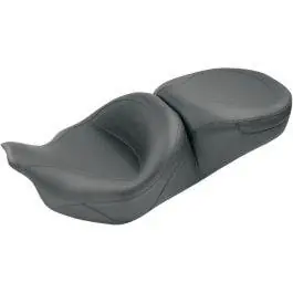 Mustang 76033 Black Smooth Style No Studs One Piece Ultra Seat 08-23 Harley FLH Low Price