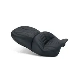 Hassle-Free Returns Mustang 79596 One Piece Vintage Forward Seat W/O Driver Backrest Harley Freewheeler