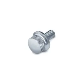 Kuryakyn 9038 Rear Chrome Knurled Seat Screw Only for Harley Models 1/4" -20 Last Chance