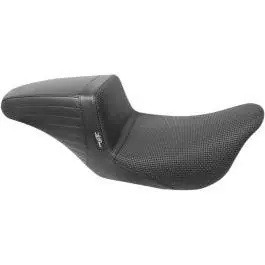 Le Pera LK-597BW Black Basket Weave Kickflip Solo Seat 08-23 Harley FL Touring Today Only