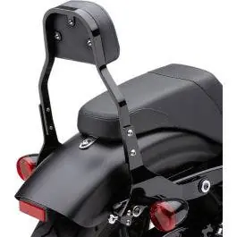 Cobra 602-202B Black Mini 11" Square Detachable Backrest Kit Harley 00-05 FL/FX New Arrival