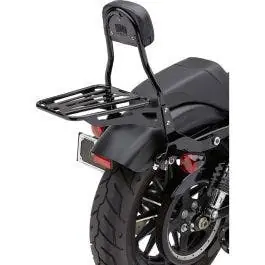 One Day Deal Cobra USA 602-2005B Black Detachable Backrest Kit Harley Sportster XL 04-19