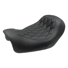 Mustang Wide Tripper Solo Black Diamond Stitch Seat 4 Harley 14-17 FXDF Free Shipping