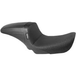 Le Pera LK-591BW Basket Weave Black KickFlip Solo Seat Harley FXD FLD Dyna 06-17 Warranty Included
