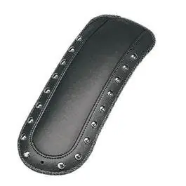 Mustang 78039 Chrome Studded Fender Bib for Solo Seat Harley 97-18 FLH/T/X Brand New