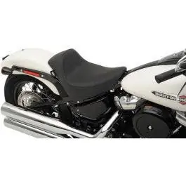 In Demand Drag Specialties Black Smooth Classic EZ ON Solo Seat 08-23 Harley Softail