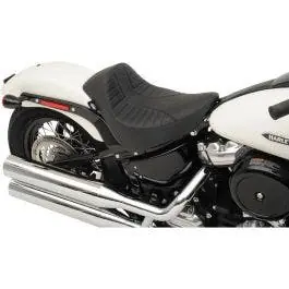 Drag Specialties Black Scorpion Stitch EZ ON Solo Seat 08-23 Harley Softail Best Choice
