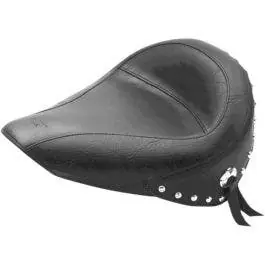 Mustang 75490 Chrome Studded Solo Seat Only Harley Softail FXST FLST 84-99 Trusted Brand