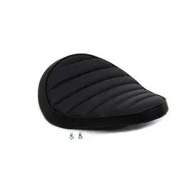 Wholesale V-Twin 47-0921 Black Tuck & Roll Solo Saddle Seat 18-19 Harley Softail FLSL FXBB