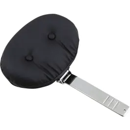 Sale Drag Black Large Pillion Backrest Pivoting Pad Tall Pillow Harley Touring FL 88-Up