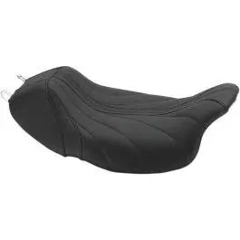 Hot Picks Mustang 75130 Black Diamond Stitch Revere Journey Solo Seat Harley Touring 08-Up