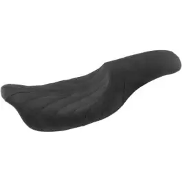 Markdown Mustang 74112 Black Gravity Stitched Revere Journey 2-Up Seat Harley FLH/T 08-Up