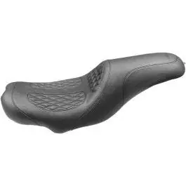Mustang 75224 Black Fastback Dave Perewitz Signature Seat Harley FLHT/R/X 08-23 In Demand
