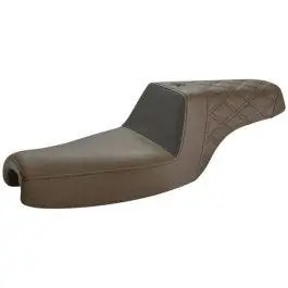 Saddlemen Brown Unknown Gripper Step Up 2-Up Gel Seat Harley Sportster 4.5 04-Up Limited Time