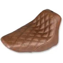 Saddlemen Renegade LS Solo Seat Lattice Stitched Brown Harley Softail 06-17 Top Rated