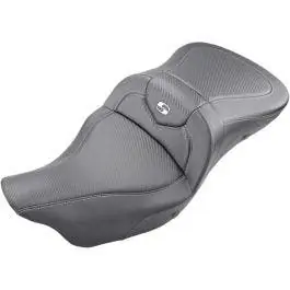 Saddlemen Carbon Fiber Extended Reach Heated Road Sofa Seat Harley Touring 08-Up Mega Sale