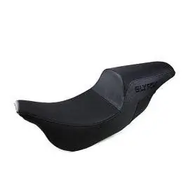 SlyFox SF80807 Black Lattice Stitched Saddlehyde Step-Up Seat Harley FLH/T 08-Up Editor’s Pick